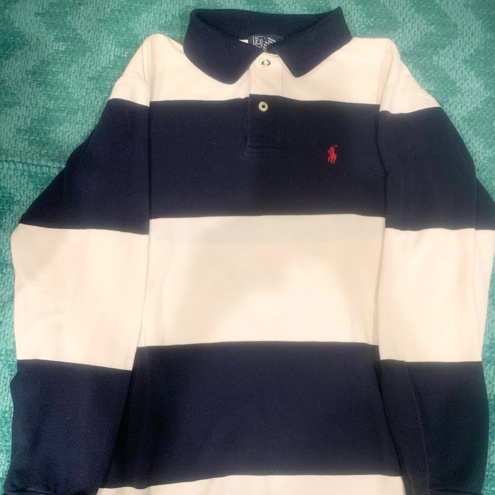 VNTG POLO Rugby shirt- light Weight- YM Adult XS